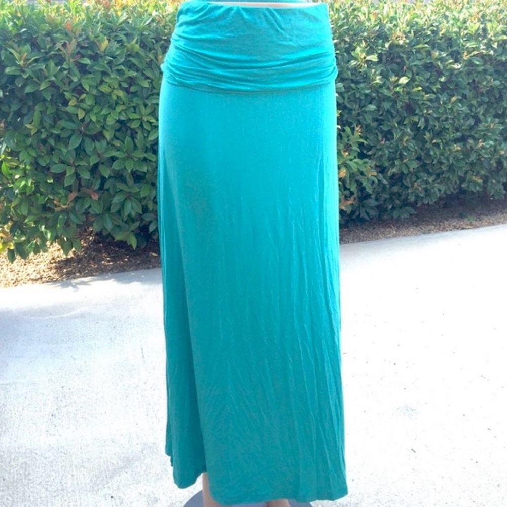Design History Maxi Skirt, Turquoise, M